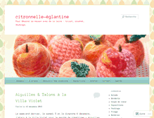 Tablet Screenshot of citronnelle-eglantine.com